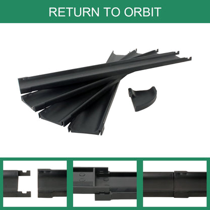 Asgens Golf Putting Trainer Matte – Automatischer Ballrücklauf