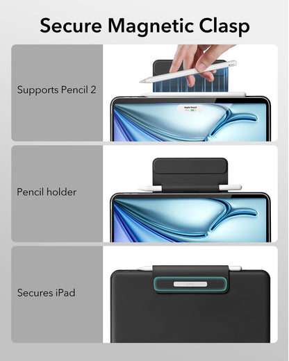 ESR Magnetische Tastatur Hülle für iPad Air/Pro 11 - Schwarz