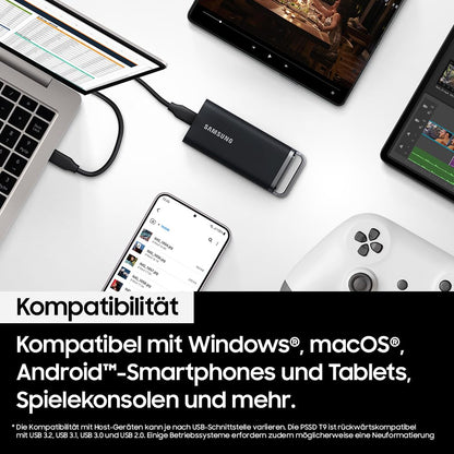 Samsung Portable SSD T5 EVO Externe USB-C SSD - 8 TB