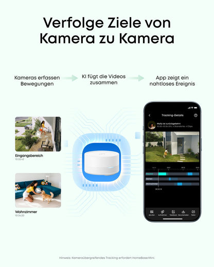 eufy eufyCam C35 Überwachungskamera 2er-Pack mit HomeBase Mini