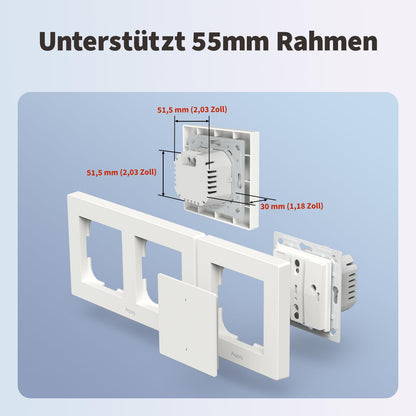 Aqara Lichtschalter H2 EU – Smarter Wandschalter mit Thread und Zigbee