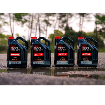 Motul 8100 Power 5W-50 Motoröl für Autos, 5 Liter, 111812