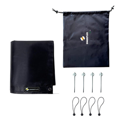 SHADEPLUS Sonnenschutz Wohnmobil Markise 2.46x4.35m - Keder 4.8/6.8mm