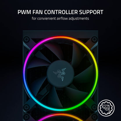 Razer Hanbo Chroma RGB AIO CPU Flüssigkühler - 240mm Schwarz