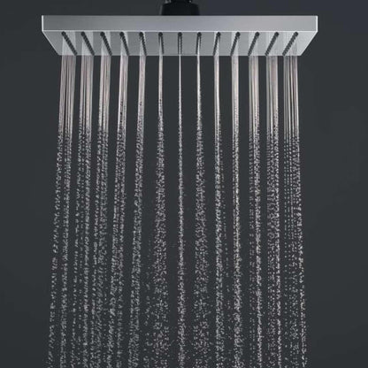 hansgrohe Vernis Shape Duschsystem mit Thermostat Mattschwarz