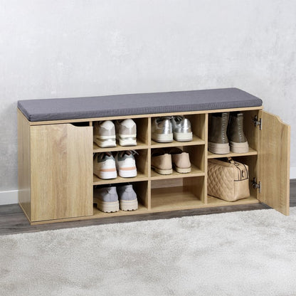 Kesper Schuhschrank mit Sitzkissen Sonoma Eiche 15928 13