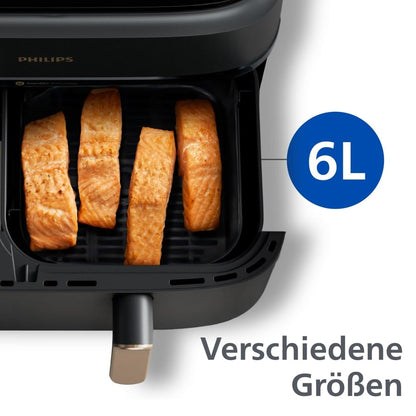 Philips Airfryer Dual Basket 3000 Series Heissluftfritteuse 9 L