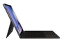 Samsung Book Cover Keyboard EF-DX825 für Tab S9+/S10+ QWERTZ, Schwarz. Schützt Tablet, bietet QWERTZ-Texteingabe.
