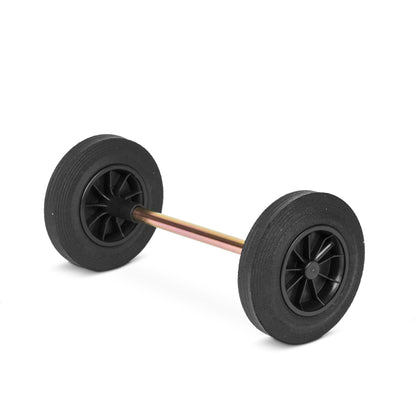 gardivo Mülltonne 120 Liter Kunststoff-Abfalltonne - Gelb