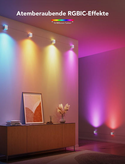 Govee RGBIC LED Wandleuchte Innen – Alexa, WiFi & Deko
