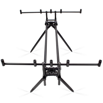 Riverbank Rod Pod Alu Rutenauflage 5 Ruten – Schwarz