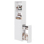 VASAGLE Badezimmerschrank schmal, Hochschrank mit Schubladen, weiss