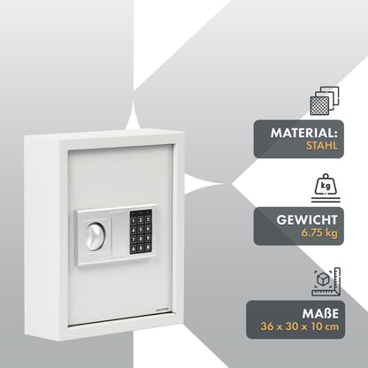 casa pura Elektronik-Schlüsseltresor für 27 Schlüssel
