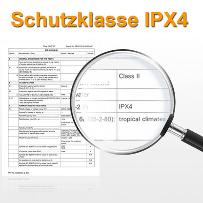 XIIW Badlüfter Ø100mm Abluftventilator mit Nachlauf und Rückstauklappe