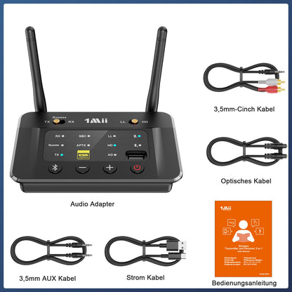 1Mii B03S HiFi Bluetooth 5.3 Adapter - Sender & Empfänger aptX HD