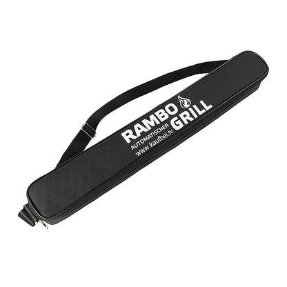 BEM Rambo Mangal Schaschlikgrill mit Motor, Powerbank und 11 Spiesse