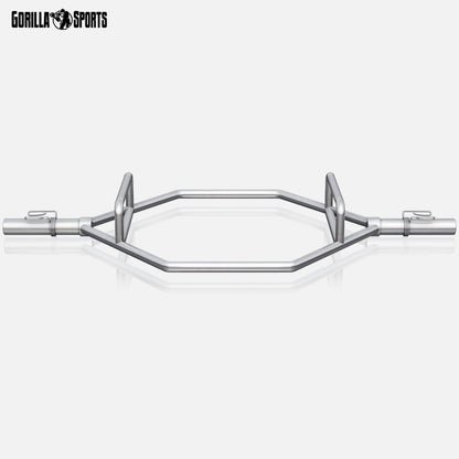 GORILLA SPORTS® Hexagon Trap Bar Olympia - 50 mm verchromt
