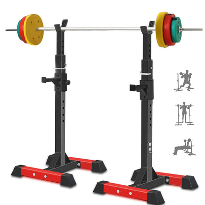 ISE Squat Rack Kniebeugenständer – 2 Einzelständer, 200 kg