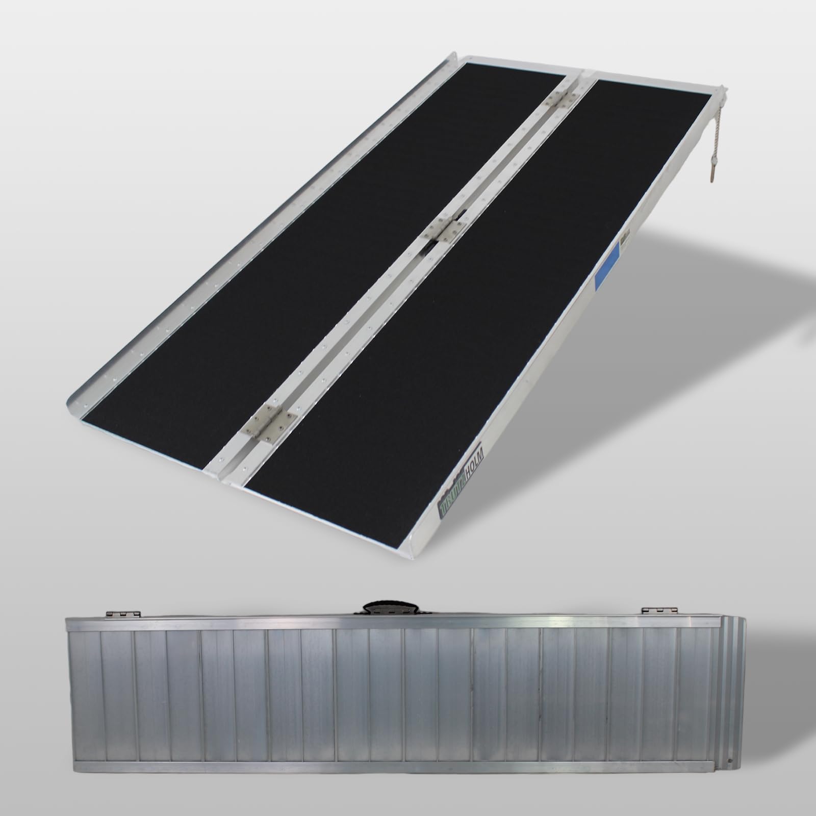 TRUTZHOLM Rollstuhlrampe klappbar Auffahrrampe 152 cm: Ermöglicht Rollstühlen das Überwinden von Stufen und Absätzen.