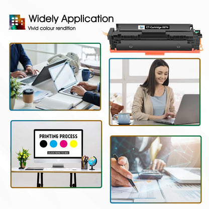 Canon 067H Kompatibles Tonerkartuschen-Set - CMYK 4er-Set