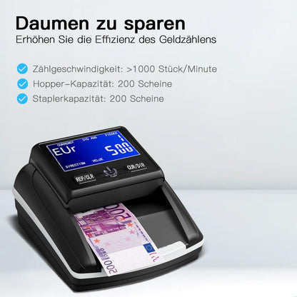 Stanew Banknotenprüfer & Geldzählmaschine 2in1 AL-130A1
