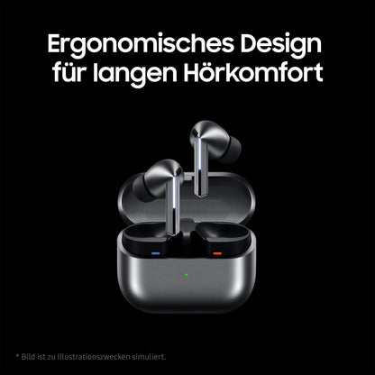 Samsung Galaxy Buds3 Pro In-Ear Bluetooth-Kopfhörer mit ANC, Silver