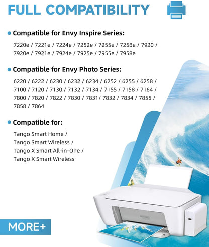 InkYeah 303XL Druckerpatronen kompatibel für HP 303, Schwarz & Farbe