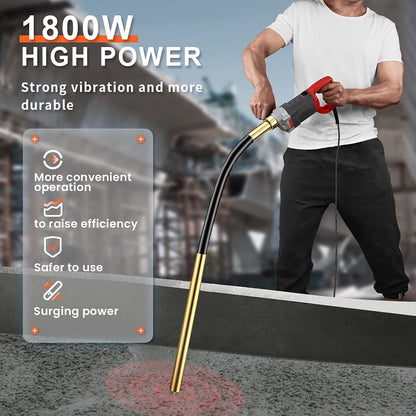 Anbull Betonrüttler 1800W – 2m / 35mm Rüttelflasche