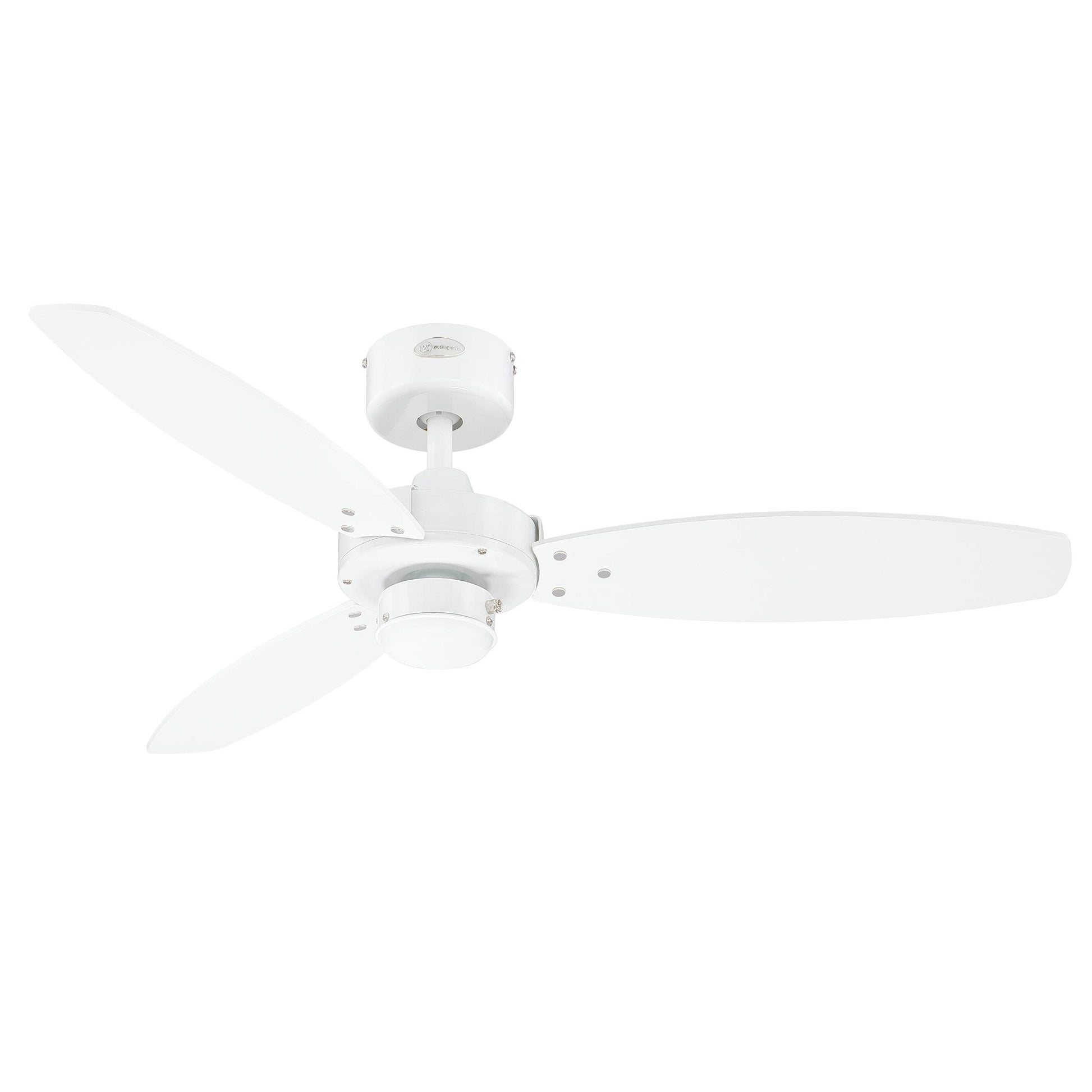 Westinghouse Jet II Deckenventilator 105 cm Weiss (78261). Weißer Deckenventilator. Sorgt für Luftzirkulation im Raum.