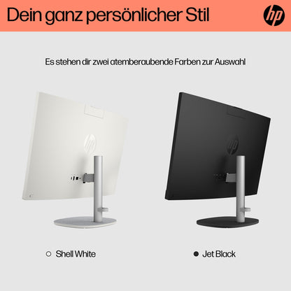 HP All-in-One-PC 23.8" FHD Touch AMD Ryzen 5 7520U - Weiss