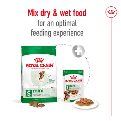 Royal Canin Mini Adult Nassfutter für kleine Hunde, 4 x 12 x 85 g