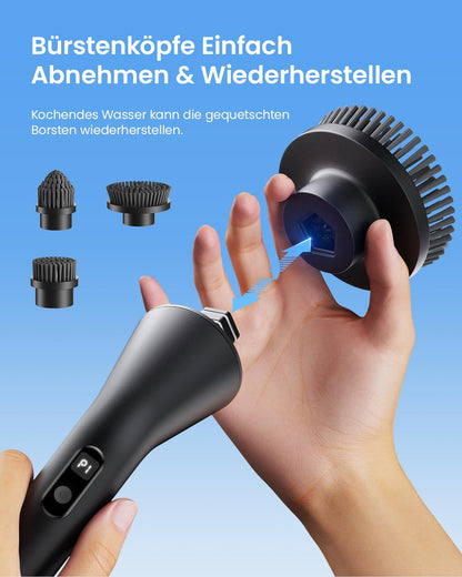 Leebein Elektrische Reinigungsbürste YMG-825 mit 7 Bürstenköpfen