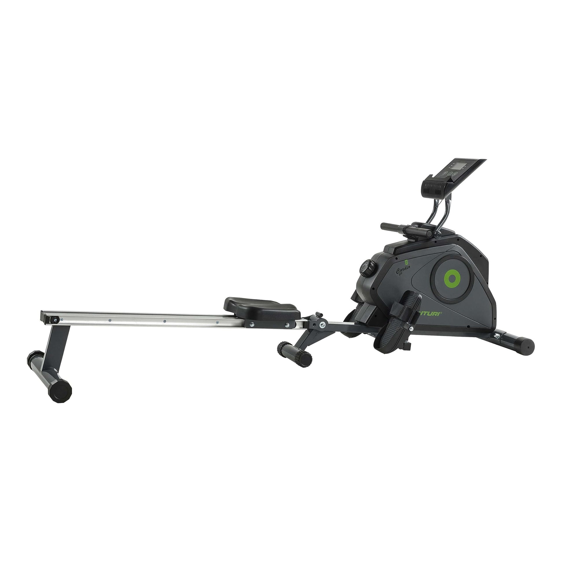 Tunturi Cardio Fit R30 Rudergerät – Klappbar, Magnetbremse. Schwarzes Gerät für effektives Ganzkörper-Cardio-Training.