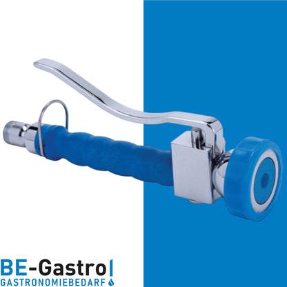 BE-GASTRO® Gastro Geschirrbrause Einloch Premium Hebelgriff Blau