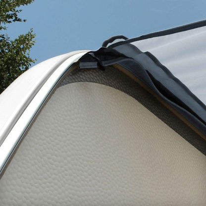 yourGEAR Wohnwagen Sonnensegel 4x2.4m - Doppelkeder 7/5mm