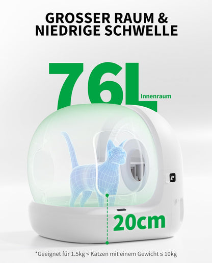 PETKIT Pura Max 2 Selbstreinigende Katzentoilette für Mehrere Katzen