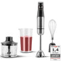 KLAMER Stabmixer Set 4-in-1 Pürierstab - 1000W Edelstahl