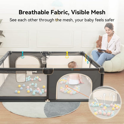 COMOMY Laufstall Baby Sicherheitsspielplatz – 150x180cm XXL