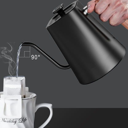 SwissKettle Schwanenhals Wasserkocher – 1 L, Warmhaltefunktion