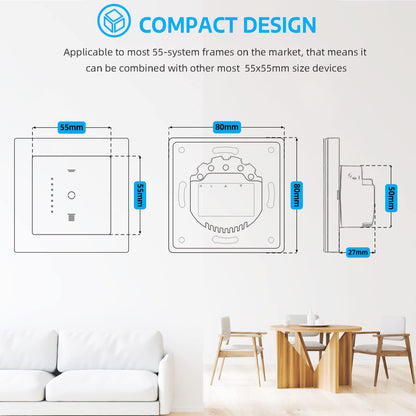 SMARTERCURRY Wlan Rolladenschalter 7 Gen Smart - Doppelpack Weiss