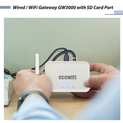 Ecowitt GW3000 Wetterstation Gateway - WLAN/LAN mit Innensensoren
