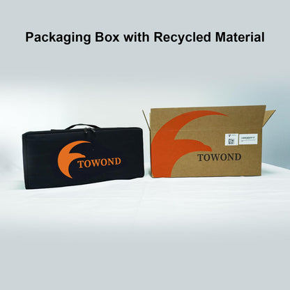 TOWOND Tragbare Projektionsleinwand - 120 Zoll mit Ständer