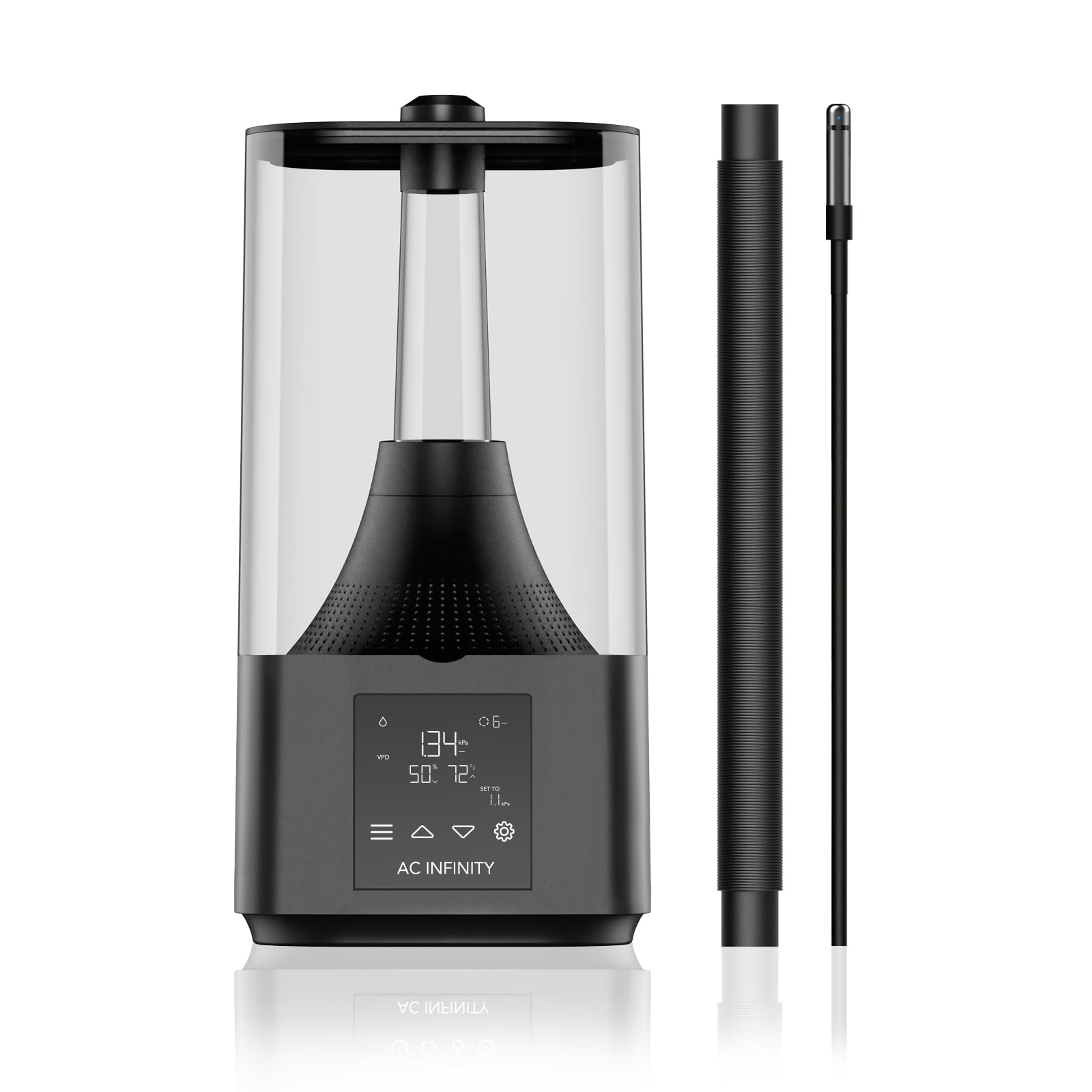 AC Infinity CLOUDFORGE T3 Luftbefeuchter 4,5 L mit VPD-Steuerung, Ultraschallvernebler und Auslassschlauch