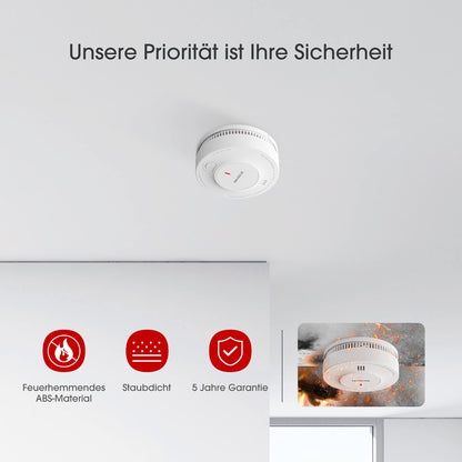 X-Sense Rauchmelder SD2J0AX mit 10-Jahres-Batterie, 10er-Set