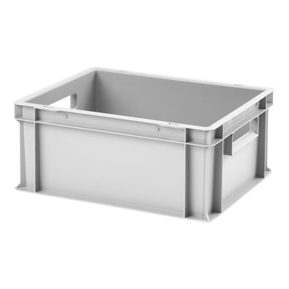 1a-TopStore Eurobox EB-417, 4 Stück, grau, 40x30x17,5 cm, 16,5 Liter
