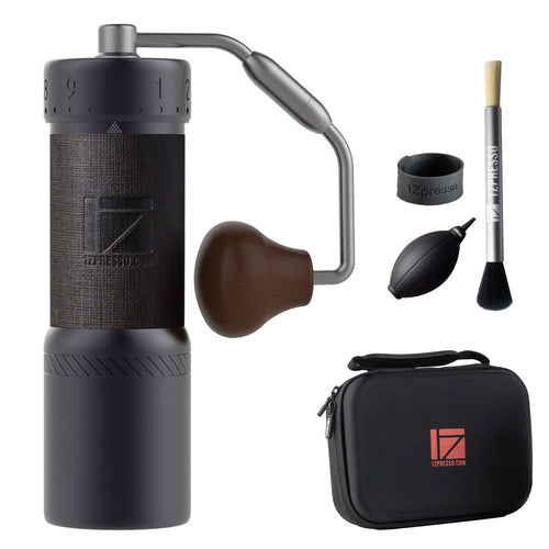 1Zpresso J-Ultra Manuelle Kaffeemühle, Eisen Grau, konisches Mahlwerk