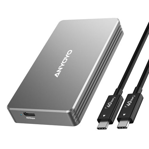 ANYOYO M.2 NVMe SSD Gehäuse 40Gbps – USB 4/Thunderbolt