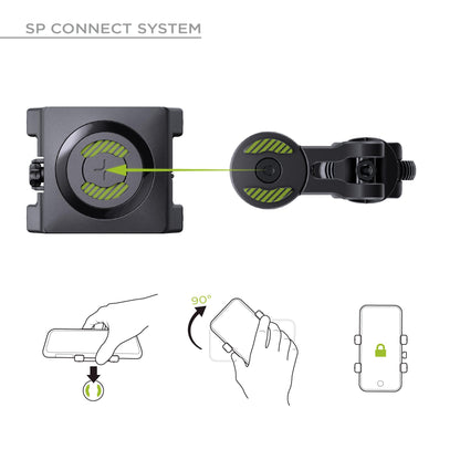 SP Connect Bike Bundle II Handyhalterung mit Universal Clamp