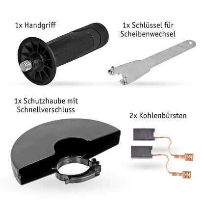 WALTER Winkelschleifer 2000 Watt, 230 mm Scheibendurchmesser