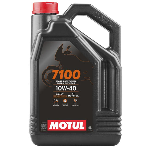 Motul 7100 4T 10W-40 4-Takt-Motorenöl vollsynthetisch, 4 L, 4-Liter-Kanister